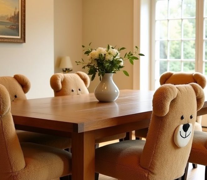 7 Adorable Teddy Bear Dining Chairs for Your Home