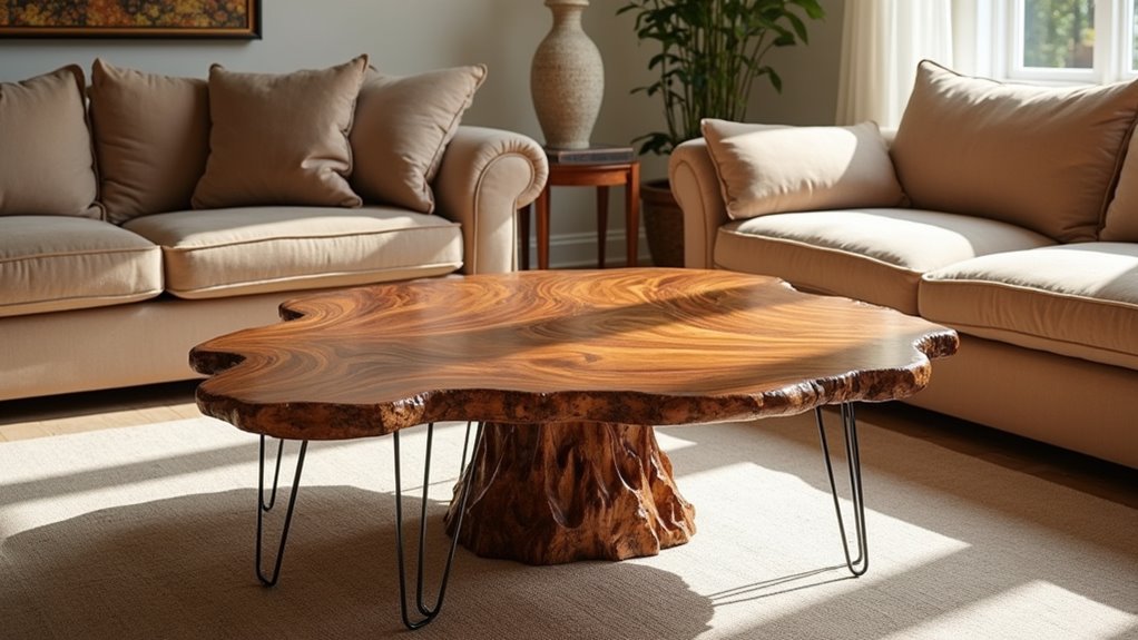 unique handcrafted coffee tables