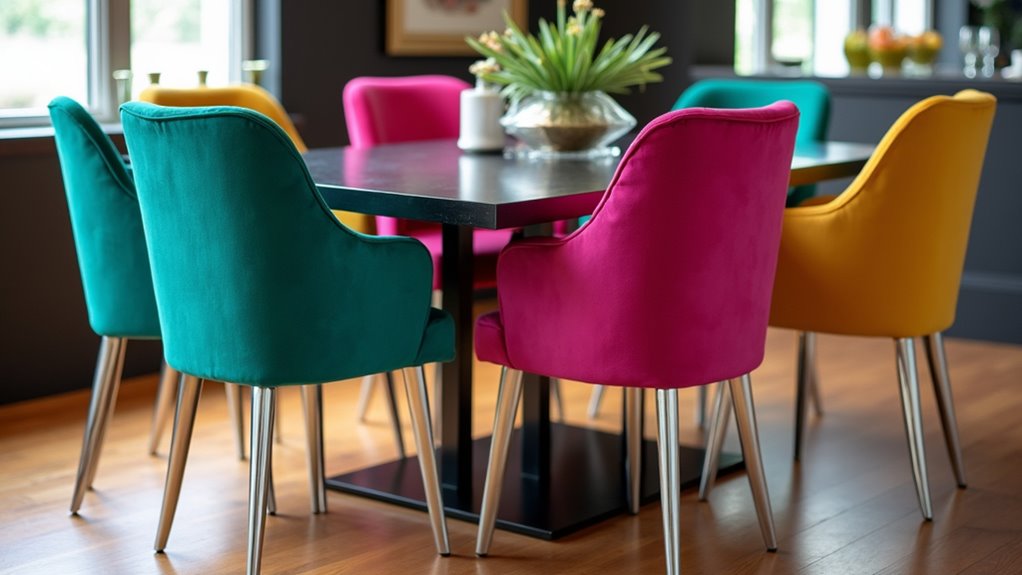 vibrant and stylish accent chairs