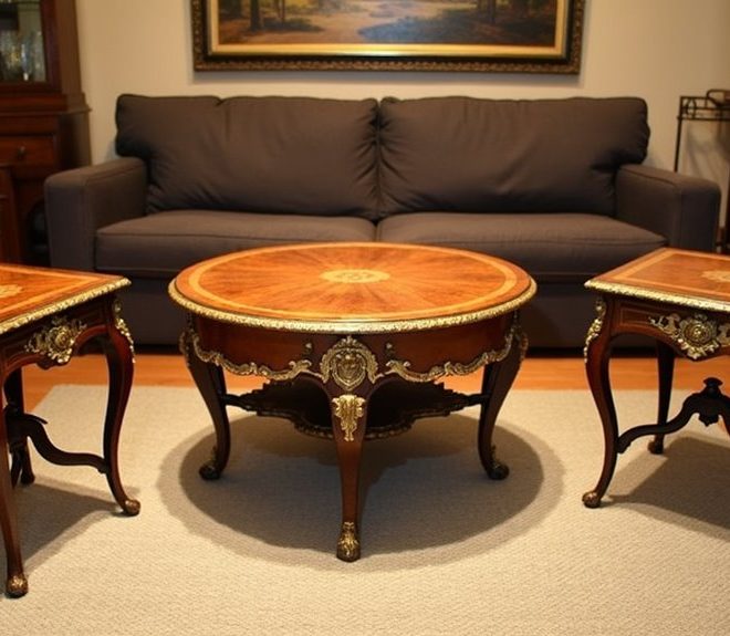 3 Stunning Vintage Coffee Table and End Table Sets to Transform Your Space