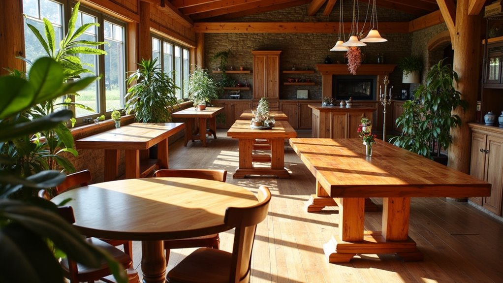 amish dining tables nearby