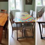 3 Stunning Upcycled Dining Tables With Before and After Transformations