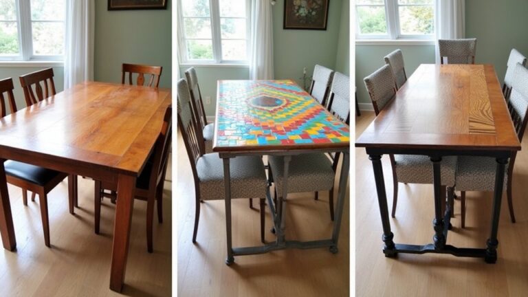 3 Stunning Upcycled Dining Tables With Before and After Transformations