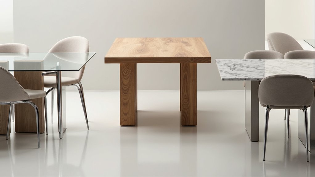 diverse dining table options
