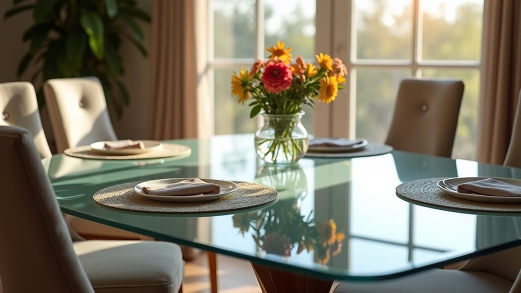 protect glass dining tables