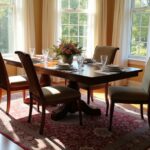 How Do People Decide If They Should Put Rugs Under Dining Room Tables?