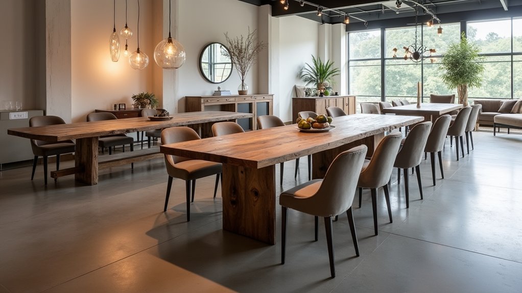 stylish dining room tables