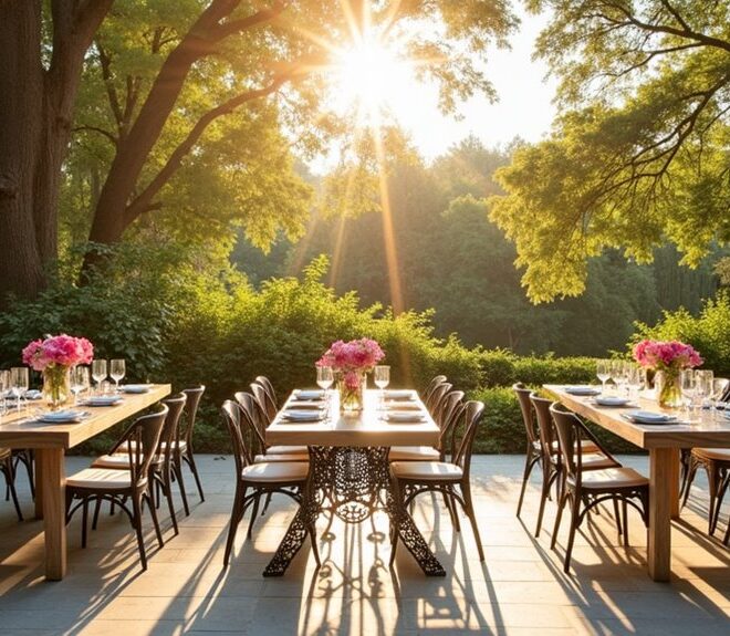 5 Stunning Transitional Outdoor Dining Tables for Your Patio