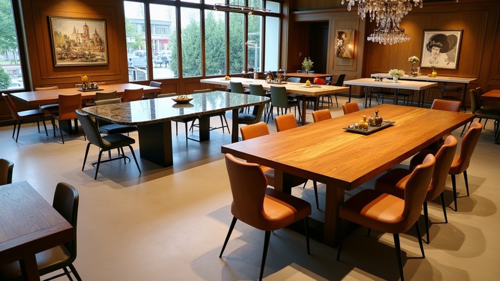 trending dining table styles
