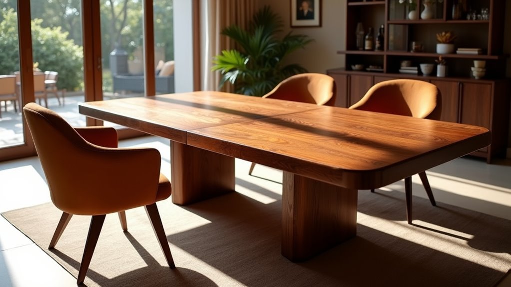warm durable wooden dining tables