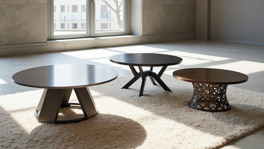 affordable metal coffee tables