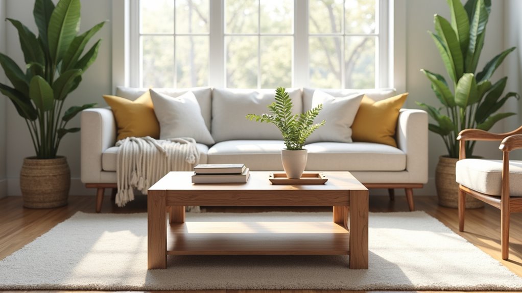 affordable minimalist coffee table