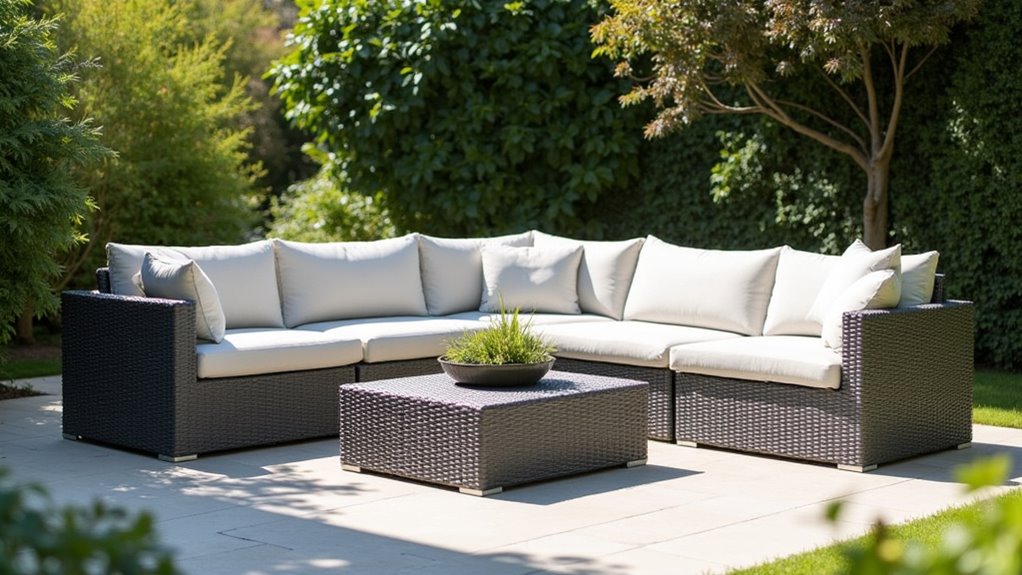 all weather luxury garden sofa