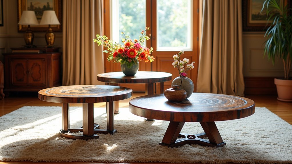 artisan crafted global coffee tables