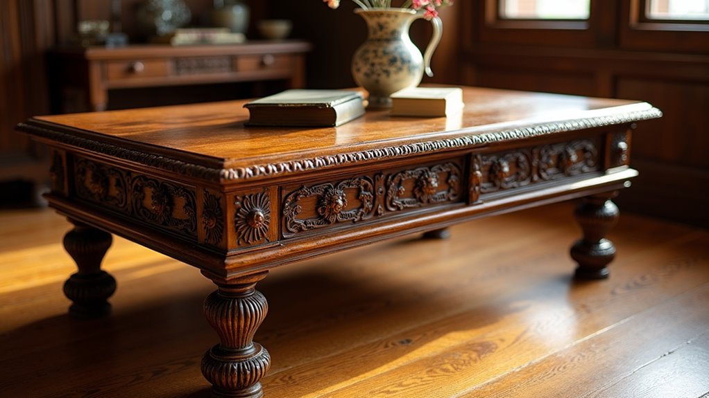 artisan oak end table