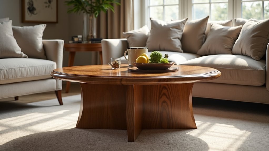 artisan sycamore cocktail table