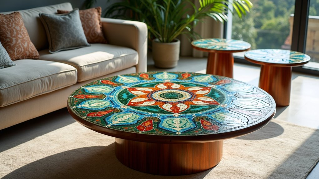 artisan tile table ensemble