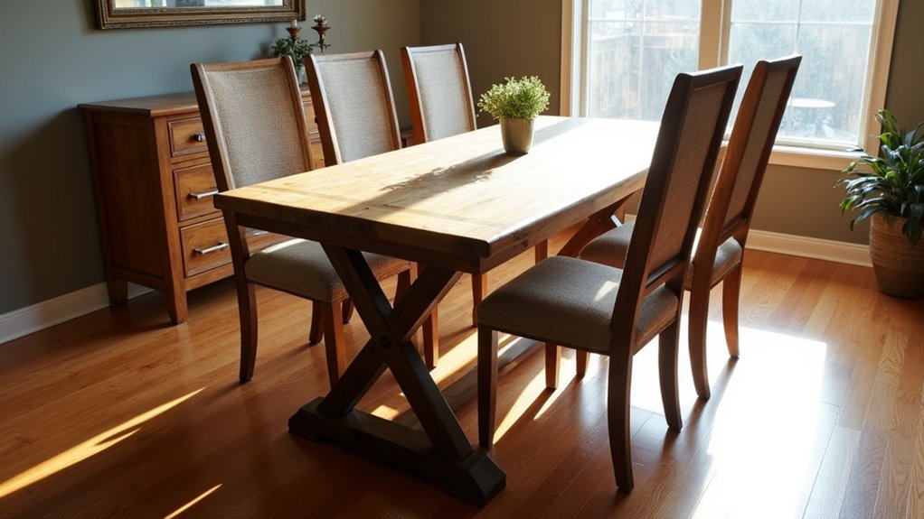 artisanal rustic dining tables