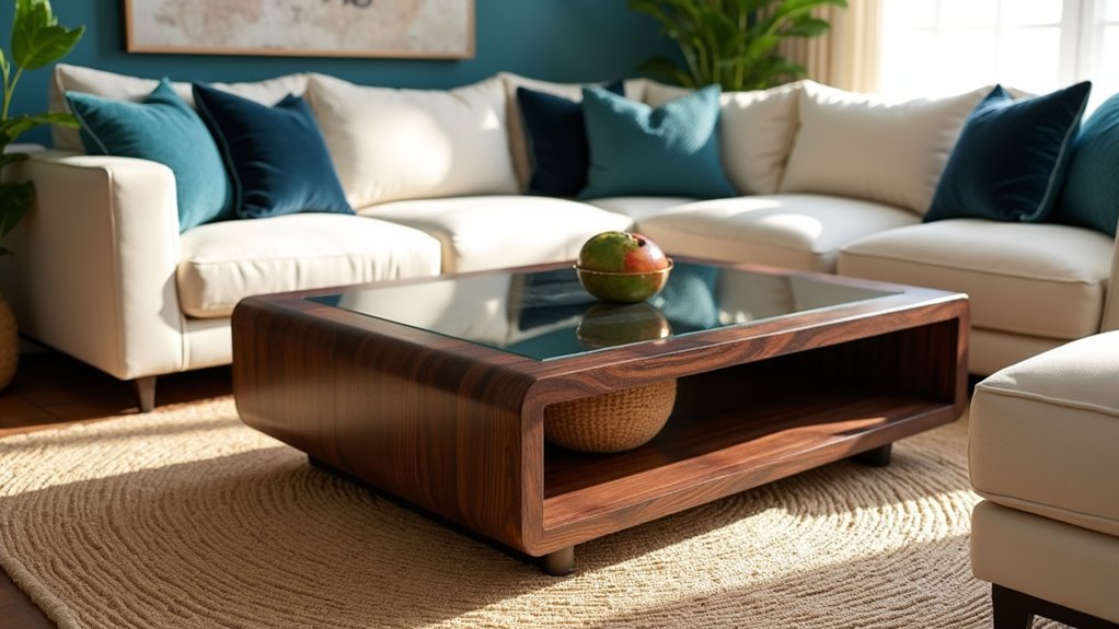 artistic coffee table materials