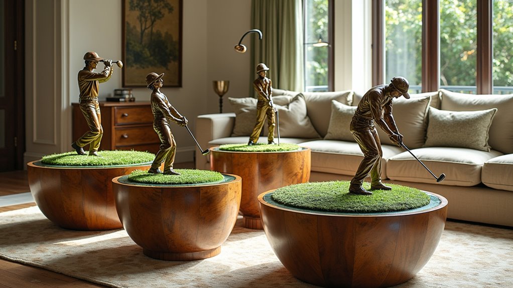 artistic golf themed furniture designs