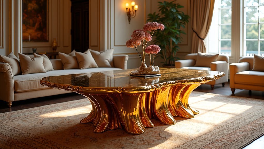 artistic luxurious centerpiece table