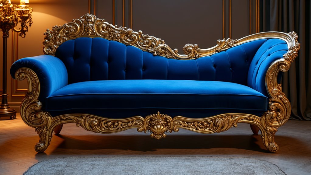 artistic luxury metal sofa