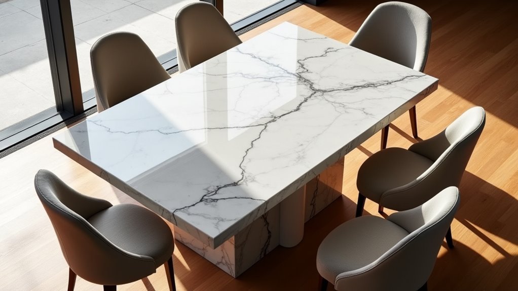 artistic marble table designs