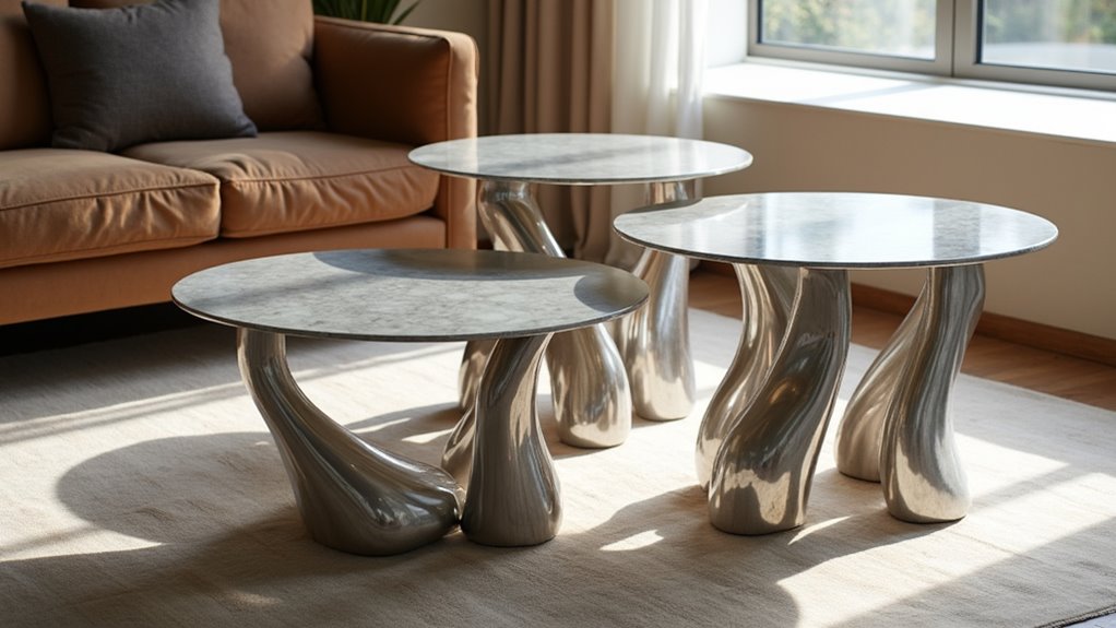artistic silver table designs