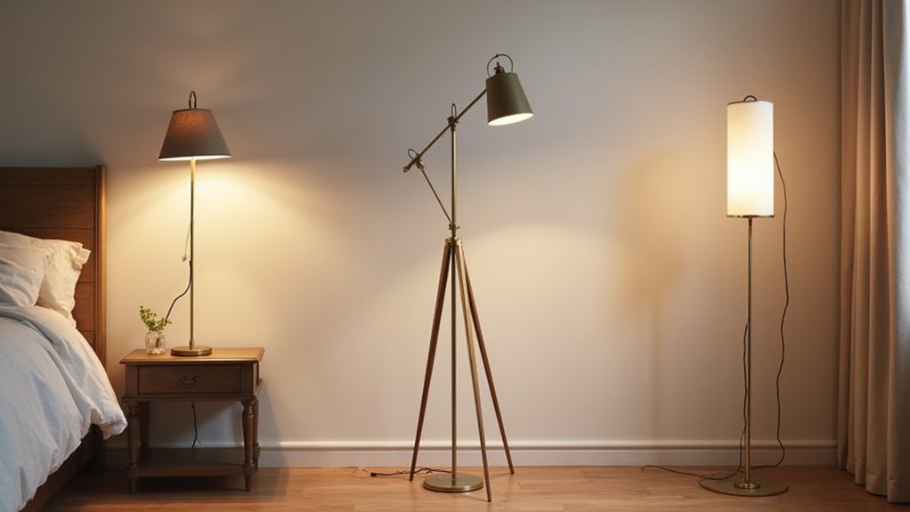 bedroom floor lamp ideas