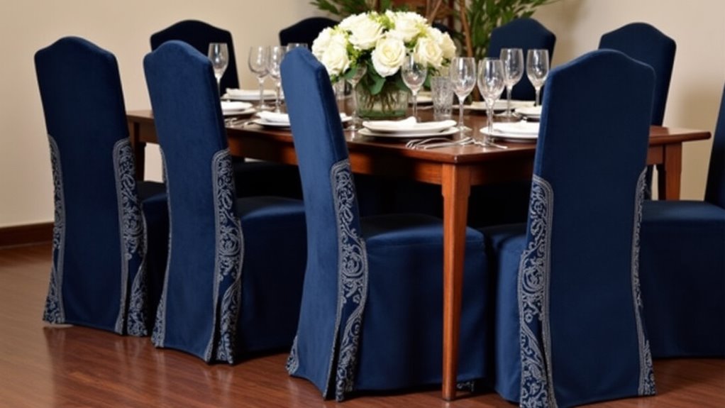 bespoke festive dining chair covers