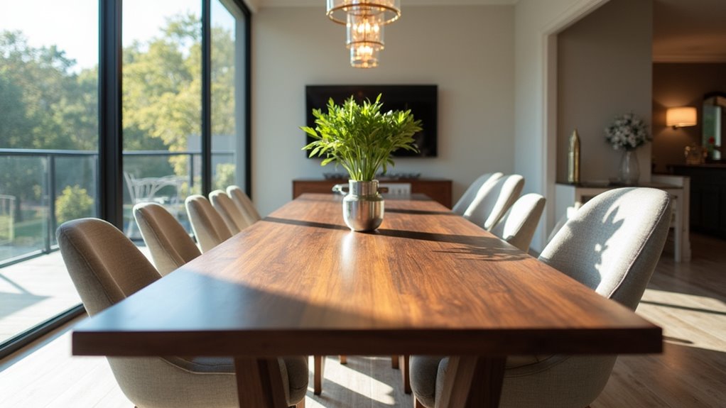 bespoke handcrafted hardwood dining tables