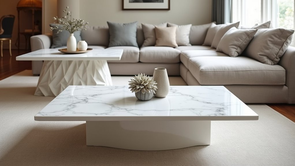 best white coffee tables