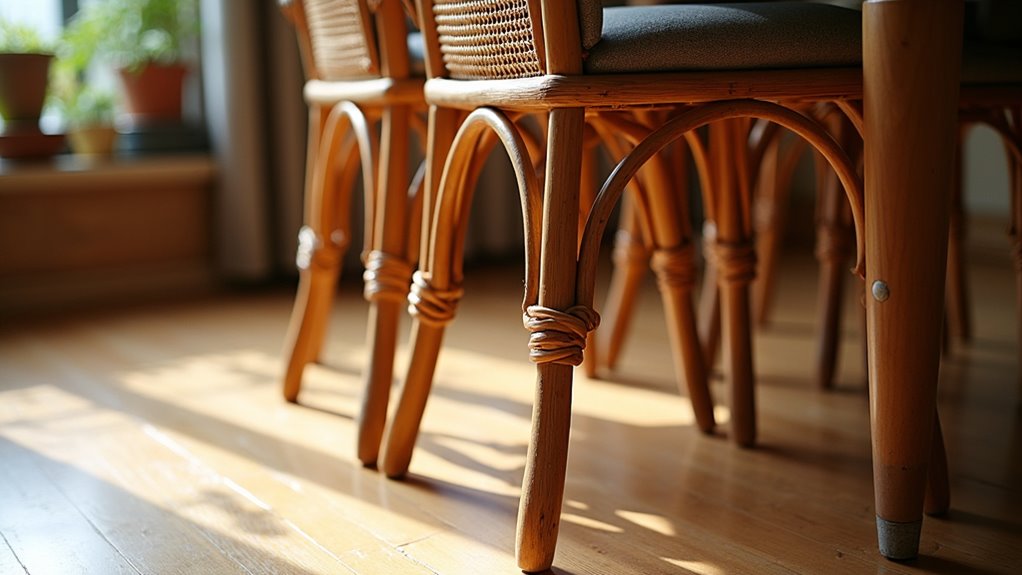 bohemian woven rattan chairs