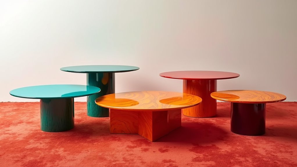 bold colors enhance ambiance