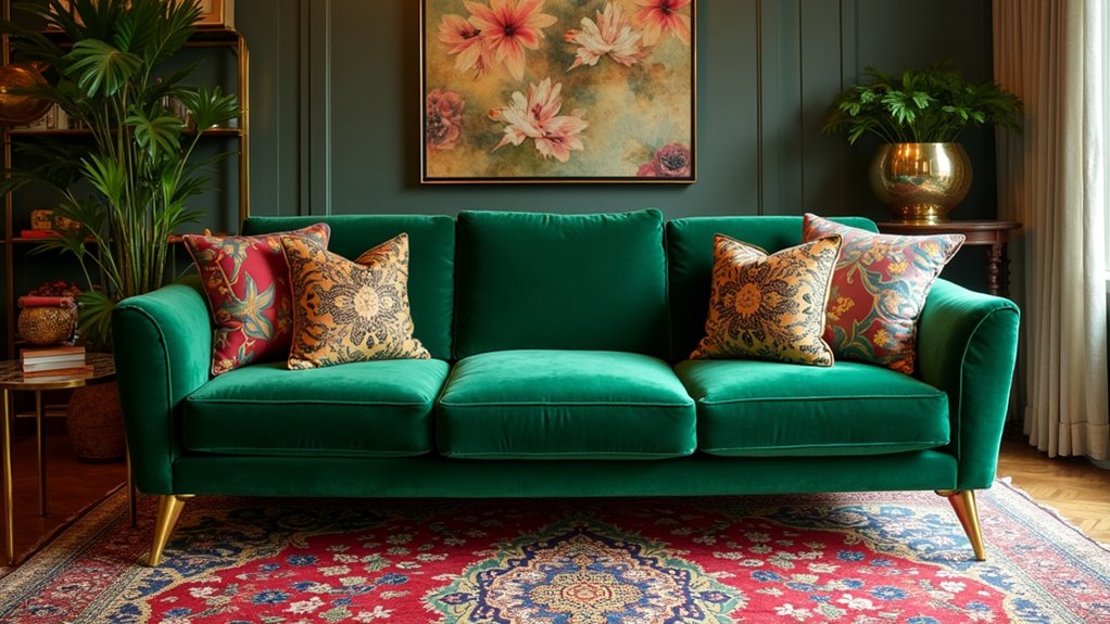 bold colors enhance interiors