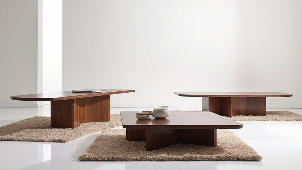 bold geometric chic tables