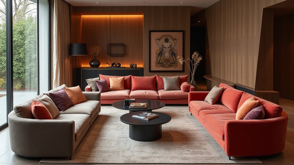 bold geometric sofa designs