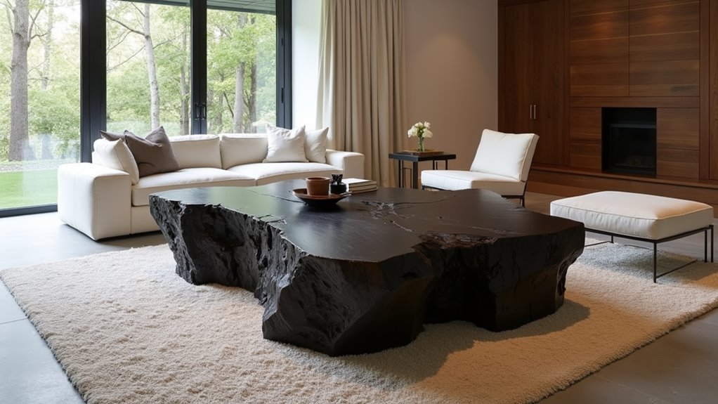 bold substantial coffee tables