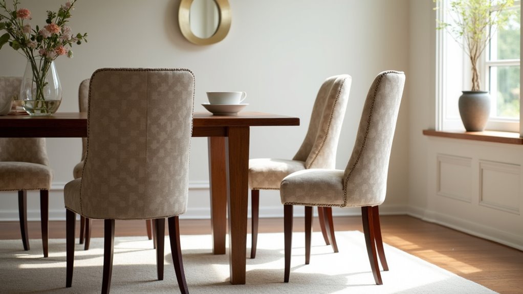 burberry plaid parsons chairs