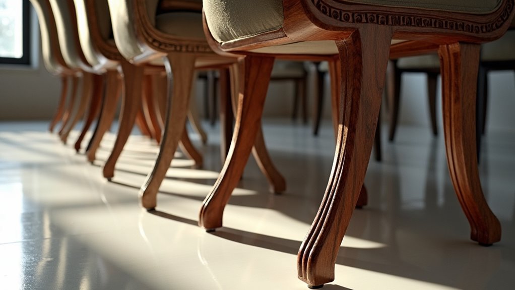 chic dining chair legs