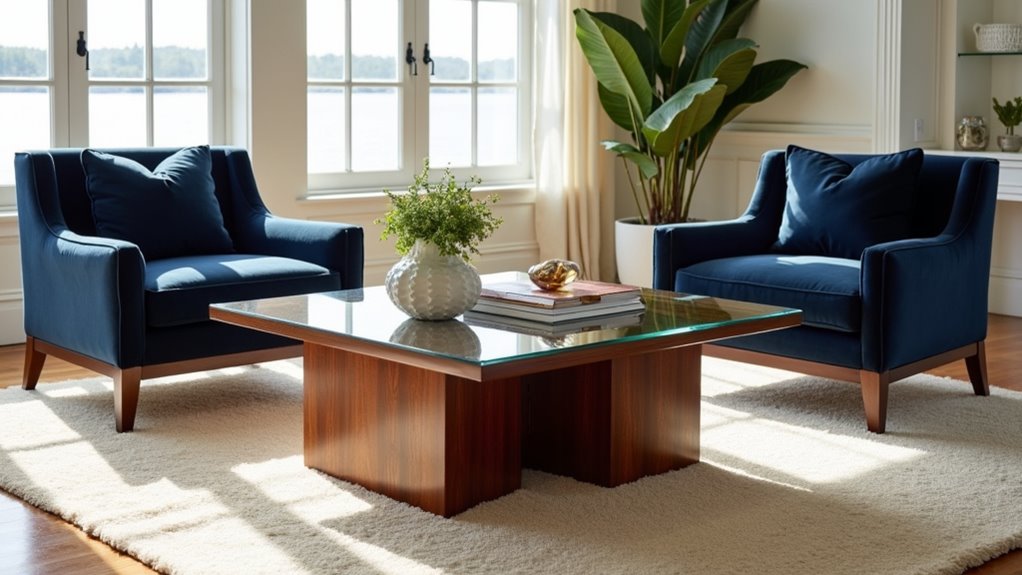 chic geometric elegance tables