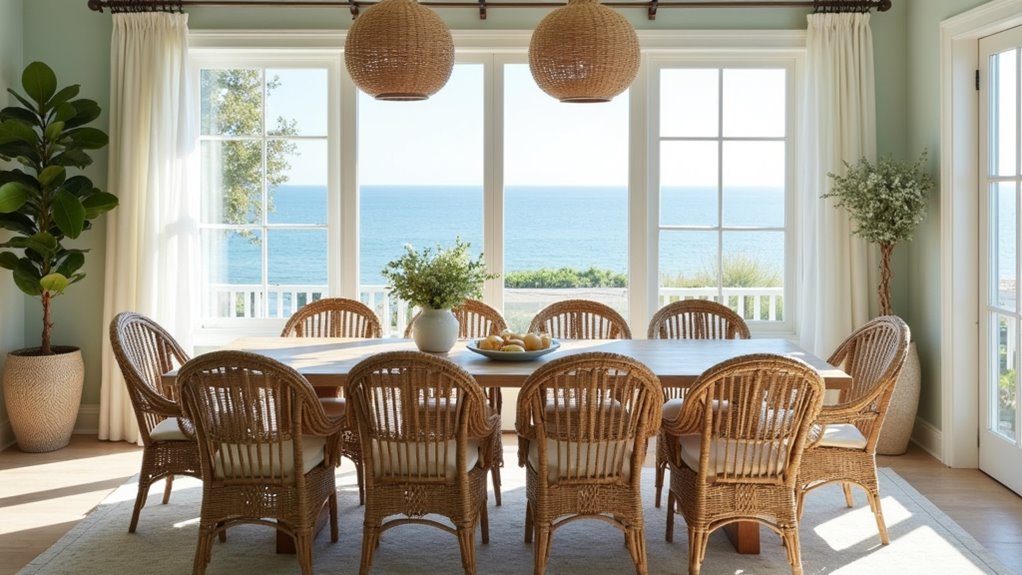 coastal beach house chairs