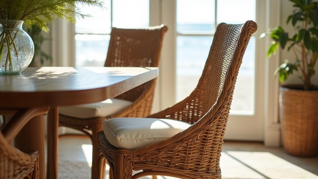 coastal charm dining chairs