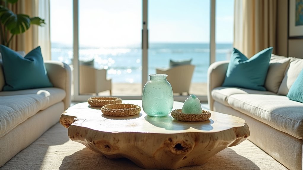 coastal charm with natural materials