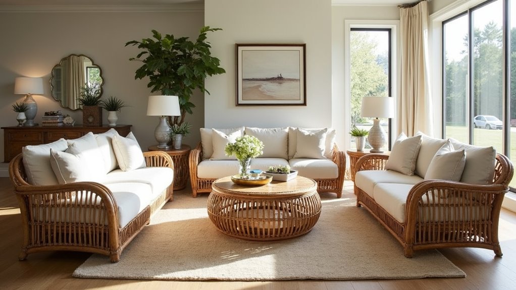 coastal chic wicker table