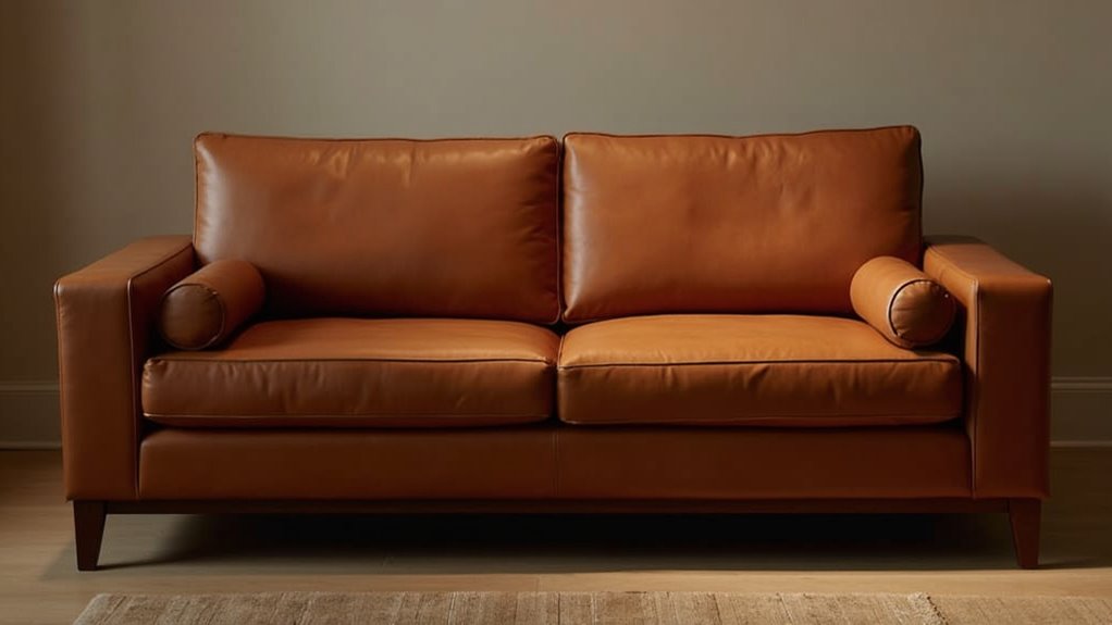 coastal inspired leather sleeper sofa