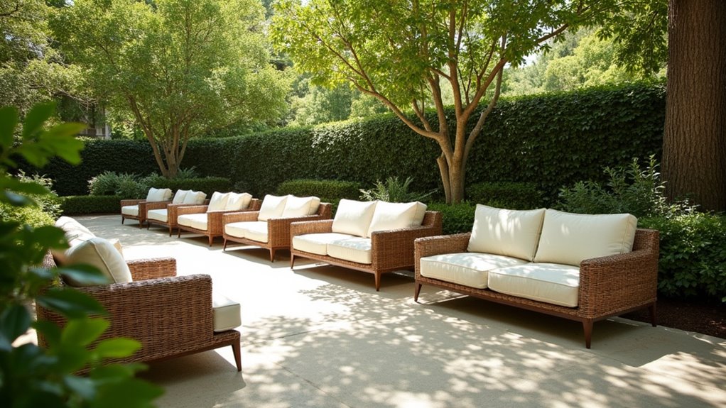 coastal luxury woven sofa