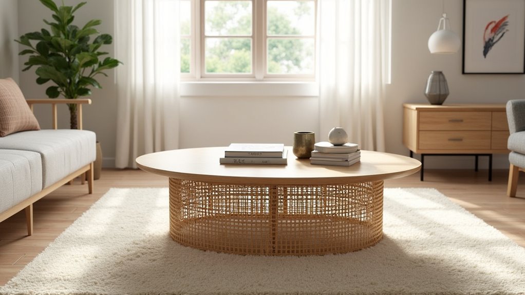 coastal modern coffee table