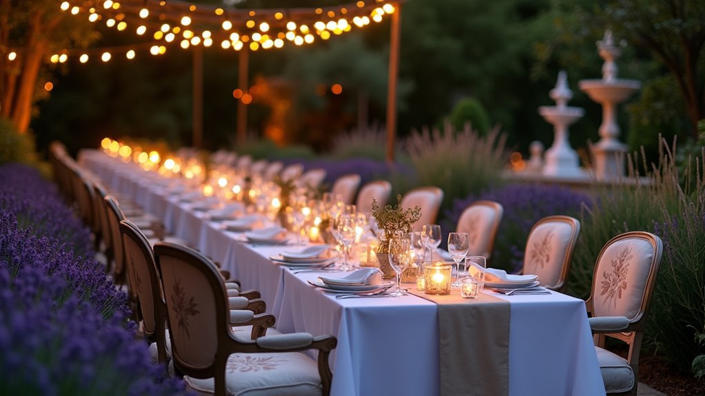 cohesive outdoor dining aesthetics