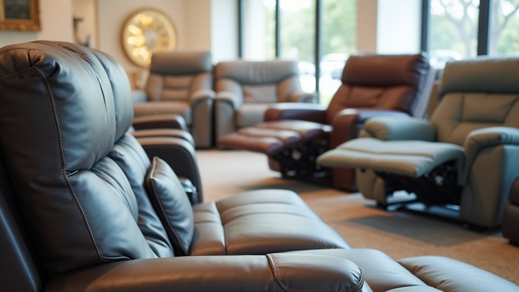comfortable adjustable reclining sofas